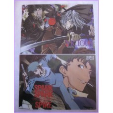 Cowboy Bebop Lamicard Jumbo anime 90s SET 2 CARD